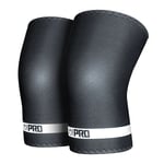 INFERNO PRO KNEE SLEEVES- EXTRA STIFF NEOPRENE, BLACK, IPF APPROVED, Small