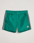 Moncler Nylon Swim Shorts Emerald Green