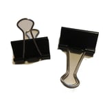 6 dekor klämmor pappersklämma clips 40 mm