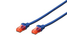 Digitus dk1612070b Câble réseau UTP, catégorie 6 Non blindé, 7 m, Bleu
