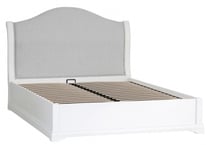 Selden White Ottoman Bed - Comes in 4ft 6in Double, 5ft King Size and 6ft Queen Size Options