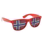 Norge Solglasögon - Röd/Blå/Vit - merchandise, storlek One Size