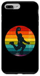 Coque pour iPhone 7 Plus/8 Plus Ballon de basket rétro pour homme et femme