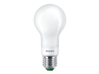 Philips - LED-glödlampa - form: A60 - glaserad finish - E27 - 4 W (motsvarande 60 W) - klass A - varmt vitt ljus - 2700 K