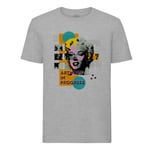T-Shirt Homme Col Rond Artwork In Progress Marilyn Pop Art 60's