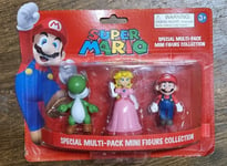 Super Mario Special Multi-Pack Mini Figure Collection Peach Yoshi Nintendo New 