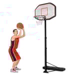 Basketställning, basketkorg, portabelt basketsystem, 200-305 cm