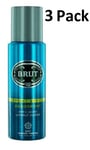 3 x Brut Deodorant Body Spray 200 ml - Sport Style