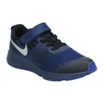 Nike Star Runner Rfl (PSV) Chaussures de Fitness, Multicolore (Blue Void/Reflect Silver/Black 400), 30 EU