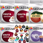 Tassimo Costa Latte Americano Cappuccino Milka Jacobs Cafe Au Lait 56 ☕ 5 Packs