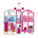 Barbie DLY32 ESTATE Three-Story Town House Colourful and Bright Doll House Comes with Furniture and Accessories, Gift for Kids 3 years + DLY32 - Amazon Exclusive