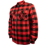 Fladen Forest Shirt Thermal Rød/Svart XL