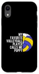 iPhone XR MY FAVORITE VOLLEYBALL PLAYER CALLS ME POPPY Coach Case