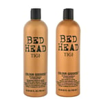 Tigi Bed Head Colour Goddess Tween Duo Oil Infused Shampoo And Conditioner, 750