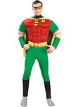 Rubie's Costume officiel DC Comic Robin Deluxe pour adulte, personnage du film Batman, taille L, vert, rouge