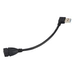 Usb 3.0 Extension Cable - Universal 15cm USB Extension Cable USB 3.0 Male A to Female A 90 Degree Extension Data Sync Cord Cable Wire Adapter - Right bend