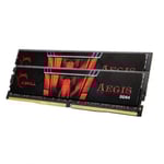 G.Skill Aegis 16 Go (2 x 8 Go) DDR4 2133 MHz CL15 - Kit Dual Channel 2 barrettes de RAM DDR4 PC4-17000 - F4-2133C15D-16G