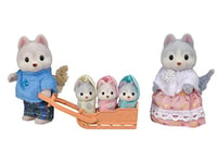 Sylvanian Families Husky Family,Multicolor,‎3 x 3.5 x 8.5 cm