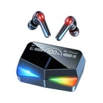 TWS Gaming Earbuds bluetooth 5.1 In Ear Headphones Stereo Earphones avec Mic 2000mAh RGB Charging Case