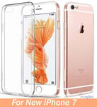 For New Apple iPhone 7 Transparent Crystal Clear Case Gel TPU Soft Cover Skin