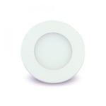 V-Tac 3W LED downlight - Hål: Ø7,3 cm, Mål: Ø8,4 cm, 230V - Dimbar : Inte dimbar, Kulör : Neutral
