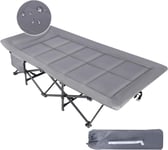 Redcamp Sturdy Folding Padded Camp Bed With Mattress Supports 500lbs 28" Wide