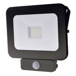 Zatt mini 10-50W LED strålkastare med rörelsevakt IP65 (Effekt / modell: 50W / 3745lm)