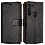 Case Collection Premium Leather Folio Cover for Motorola Moto G8 Case (6.4") Magnetic Closure Full Protection Book Design Wallet Flip with [Card Slots] and [Kickstand] for Motorola Moto G8 Phone Case