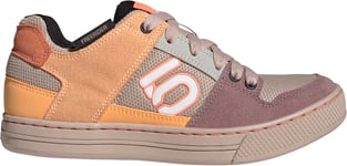 Five Ten Women's Freerider MTB Cycling Shoes - Wonder Taupe/White/Acid Orange