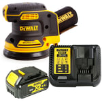 DeWalt DCW210N 18v XR Cordless Brushless Random Orbital Sander With 1 x 4Ah B...