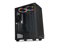 Ibox Cetus 906, Midi Tower, Pc, Svart, Atx, Micro Atx, Spela, Multi