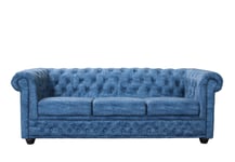 Passion Home Chesterfield YORK Soffa 3-sits Blå Jeans Inte tillgänglig