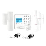 Kit Alarme Maison connectée sans Fil WiFi Box Internet et GSM Futura Blanche Smart Life- lifebox - kit Animal 3