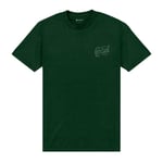 Official Castrol Unisex Motor Oil Bottle Green T-Shirt Crew Short Sleeve Tee Top