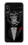 Funny Gangster Mafia Monkey Case Cover For Xiaomi Mi A2 Lite (Redmi 6 Pro)