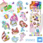 Big Gem Diamond Painting Stickers18-25st DIY Stickers SY002 21pcs