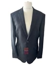 Brook Taverner Suit Jacket Mens Size 40R Charcoal Pin Dot Phoenix RRP £220 BNWT