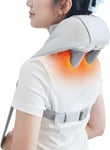 Med-Fit Shiatsu Neck and Shoulder Massager with Heat, Two Massage Modes, Deep Ti