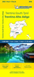 Trentino - Michelin Local Map 354