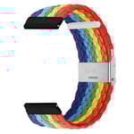 Flätat klockarmband Garmin VivoActive 4 - Pride