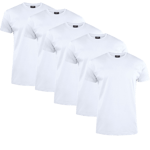 Clique T-shirt Herr 5-pack Vit