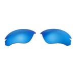 New Walleva Ice Blue ISARC Polarized Replacement Lenses For Oakley Flak Draft