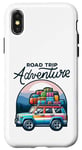 Coque pour iPhone X/XS Road Trip Adventure Travel Outdoor Vacances Cross Country