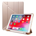 iPad 10.2" (2021 / 2020 / 2019) / iPad Pro 10.5 / iPad Air (2019) Flexibelt Origami Fodral - Guld