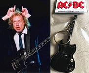 Keychain Guitare Gibson SG Ebony Angus Young AcDC
