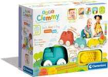 Clementoni 17424 Soft Clemmy Touch, Move & Play Sensory Train For Babies And To