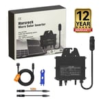 Solcellsnätansluten mikroinverter, 400W effektutgång, IP67 vattentålig design,AC 230V, 400W Inverter, DC 22-50V