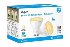 Tapo L610 - LED-spot lyspære - GU10 - 2.9 W - varmt hvidt lys - 2700 K (pakke med 2)