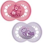 MAM Pure Original Soother Pink 6m+ 2Pk