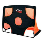 Flick Urban Target Pop Up Goal | Reversible Design | Foldable & Portable | Use Indoor Or Outdoor | Practice Shooting On The Pitch Or In Your Garden | Includes Carry Bag